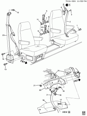 SEAT BELTS/DRIVER & PASSENGER SEATS