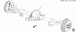 AXLE ASM/REAR-COMPLETE