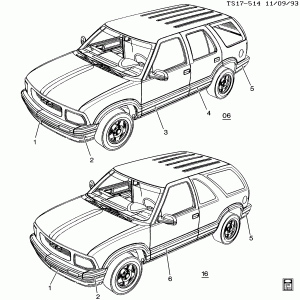 STRIPES (G.M.C. Z88, SPORT D88)