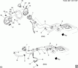 FUEL TANK FILLER PIPES & HOSES