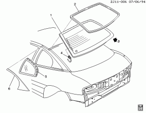 QUARTER WINDOW & BACK GLASS