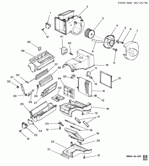 A/C & HEATER MODULE ASM (C60)