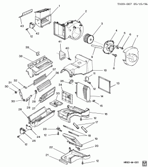A/C & HEATER MODULE ASM (C60)