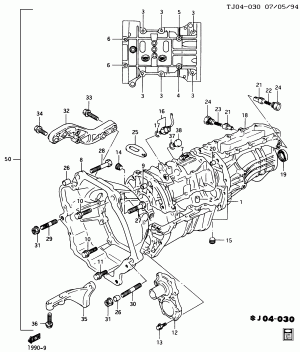 MANUAL TRANSMISSION, CASE, CLUTCH HOUSING