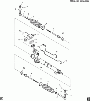 STEERING GEAR ASM (RHD)