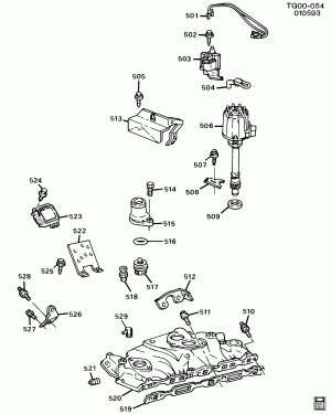 ENGINE ASM-5.0/5.7L V8 PART 5 MANIFOLD & FUEL RELATED PARTS (L03/5.0H,L05/5.7K)
