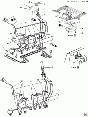 SEAT BELTS/INTERMEDIATE SEATS