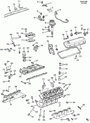 ENGINE ASM-7.4L V8 PART 2 (L19/7.4N)