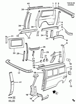 SHEET METAL/BODY SIDE (W/WINDOWS)