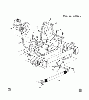 STEERING PUMP LINES (LL8/4.2S)