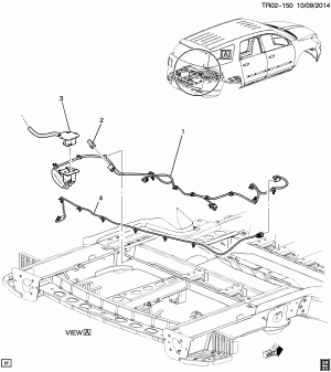 WIRING HARNESS/CHASSIS REAR (BUICK W49)