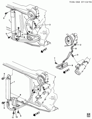 COOLERS/POWER STEERING