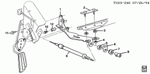 CABLE ASM, HAND THROTTLE