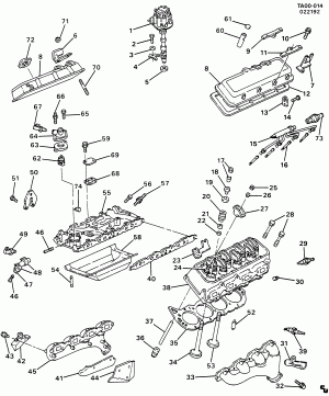 ENGINE ASM-7.4L V8 PART 2 (LE8/454W)