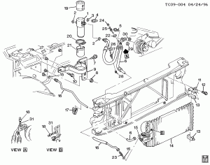 A/C REFRIGERATION SYSTEM (LB4/4.3Z,L03/5.0H,L05/5.7K,L19/7.4N, EXC RR AUX A/C C69)