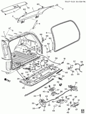 ENDGATE & RELATED PARTS(E55)