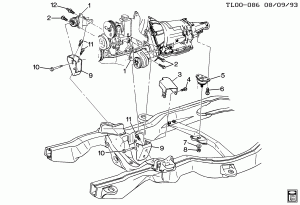 ENGINE & TRANSMISSION MOUNTING (LN2/2.2-4)