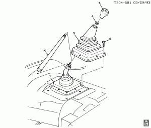 SHIFT CONTROLS/MANUAL TRANSMISSION (MW1,MY2)