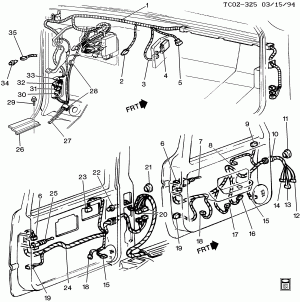 WIRING HARNESS PART 1/DOOR & WINDOW