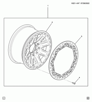 SPARE WHEEL/18 INCH (DEALER INSTALLED, WHEEL RZT)