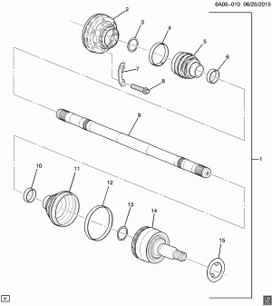 AXLE SHAFT/REAR