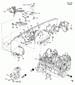 E.C.M. MODULE & WIRING HARNESS (DIESEL)