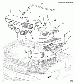 AIR INTAKE SYSTEM (EXC PERFORMANCE ZR2)