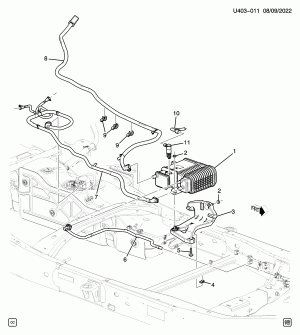 VAPOR CANISTER & RELATED PARTS (L3B/2.7K)