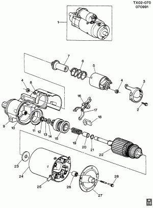 STARTER MOTOR (LB4/4.3Z,L03/5.0H)