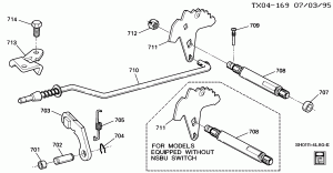AUTOMATIC TRANSMISSION (MT1) PART 8 (HYDRA-MATIC 4L80-E)(THM-R2) PARK LOCK LINKAGE