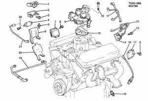 THROTTLE BODY & SENSOR (LB4/4.3Z)