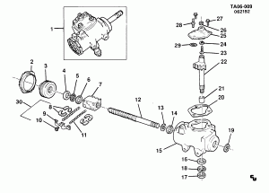 STEERING GEAR ASM/MANUAL