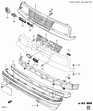 FRONT BUMPER & GRILLE