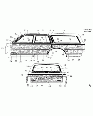 MOLDINGS/BODY (W/BX3)