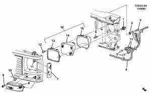 LAMPS/FRONT (SINGLE HEADLAMP)
