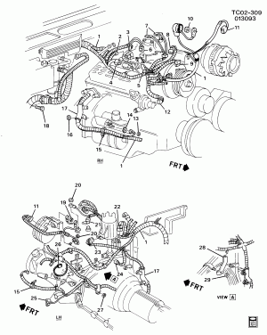 WIRING HARNESS/ENGINE (LB4/4.3Z)
