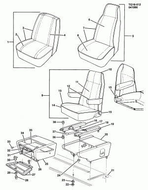 SEAT/BUCKET (A51,AV5,A95)