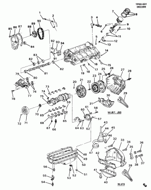 ENGINE ASM-5.7L V8 PART 1 (LO5/5.7K)
