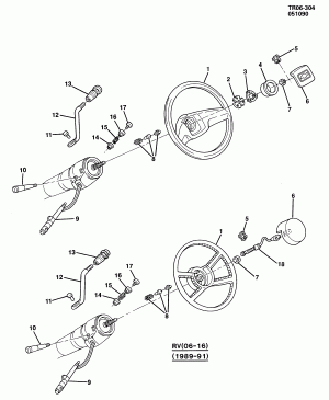 STEERING WHEEL & HORN PARTS