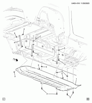 FUEL TANK SHIELD ("AEV" PACKAGE XEV)