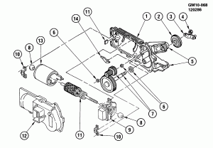 WIPER MOTOR/WINDSHIELD (DELCO)
