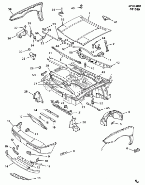 SHEET METAL/FRONT END (EXC Y82)