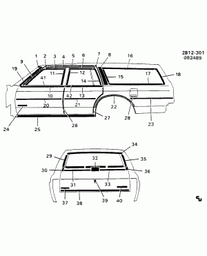 MOLDINGS/BODY (EXC BX3)