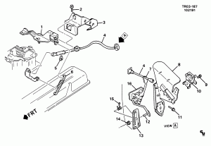 ACCELERATOR CONTROL PEDAL & ROD (LT9/350M,LE8/454W,LS9/350L)