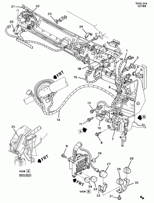 WIRING HARNESS/INSTRUMENT PANEL
