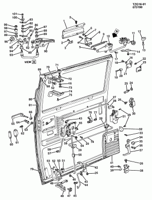 DOOR HARDWARE/SIDE REAR