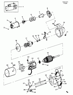 STARTER MOTOR (L05/5.7K,L19/7.4N)