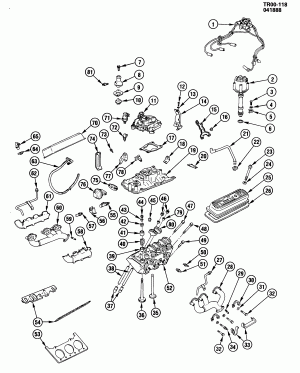 ENGINE ASM-4.3L V6 PART 2 (LB1/4.3N)