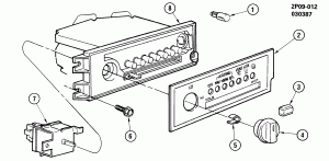 A/C & HEATER CONTROL ASM (C60)