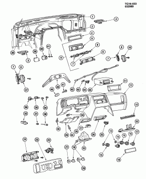 INSTRUMENT PANEL & RELATED PARTS